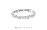 Load image into Gallery viewer, Maylaya Gems lab-grown diamond bracelet in white gold
