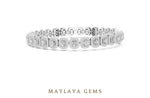 Load image into Gallery viewer, Maylaya Gems lab-grown diamond bracelet in white gold
