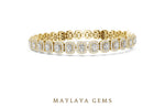 Load image into Gallery viewer, Maylaya Gems lab-grown diamond bracelet in yellow gold
