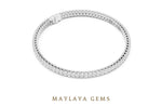 Load image into Gallery viewer, Maylaya Gems lab-grown diamond bracelet in white gold
