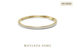Load image into Gallery viewer, Maylaya Gems lab-grown diamond bracelet in yellow gold

