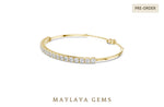 Load image into Gallery viewer, Maylaya Gems lab-grown diamond bracelet in yellow gold
