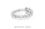 Load image into Gallery viewer, Maylaya Gems lab-grown diamond bracelet in white gold
