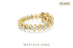 Load image into Gallery viewer, Maylaya Gems lab-grown diamond bracelet in yellow gold

