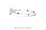 Load image into Gallery viewer, Maylaya Gems lab-grown diamond bracelet in white gold
