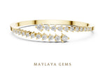 Load image into Gallery viewer, Maylaya Gems lab-grown diamond bracelet in yellow gold
