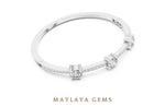 Load image into Gallery viewer, Maylaya Gems lab-grown diamond bracelet in white gold
