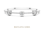 Load image into Gallery viewer, Maylaya Gems lab-grown diamond bracelet in white gold
