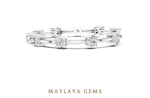 Load image into Gallery viewer, Maylaya Gems lab-grown diamond bracelet in white gold
