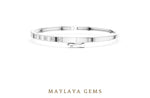 Load image into Gallery viewer, Maylaya Gems lab-grown diamond bracelet in white gold
