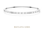 Load image into Gallery viewer, Maylaya Gems lab-grown diamond bracelet in white gold
