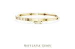 Load image into Gallery viewer, Maylaya Gems lab-grown diamond bracelet in yellow gold
