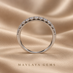 Load image into Gallery viewer, Maylaya Gems JF007 round diamond band — view 3
