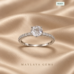 Load image into Gallery viewer, Women's round-diamond ring JF009 for MG-CR-21
