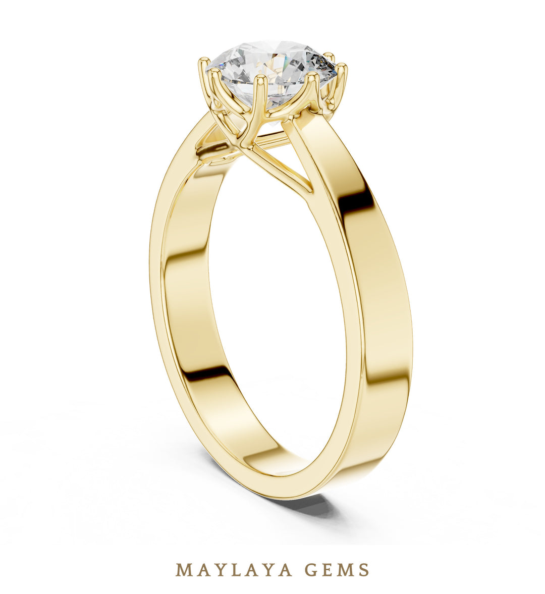 Maylaya Gems LR-0001 pre-order Yellow Gold jewelry design