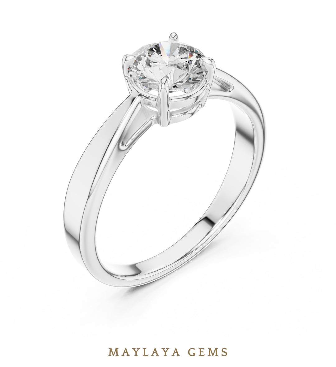 Maylaya Gems LR-0003 pre-order White Gold jewelry design