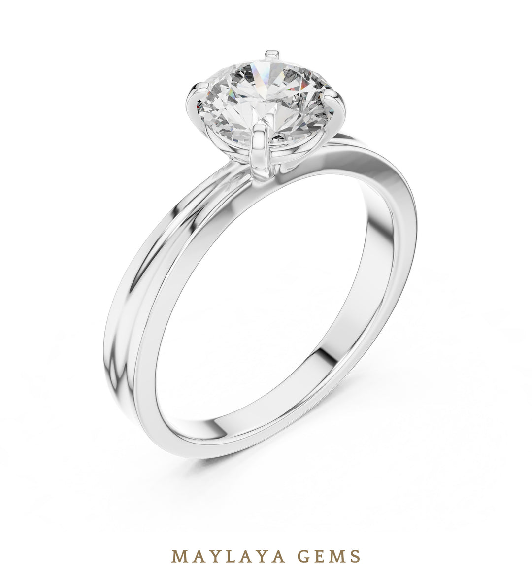 Maylaya Gems LR-0004 pre-order White Gold jewelry design