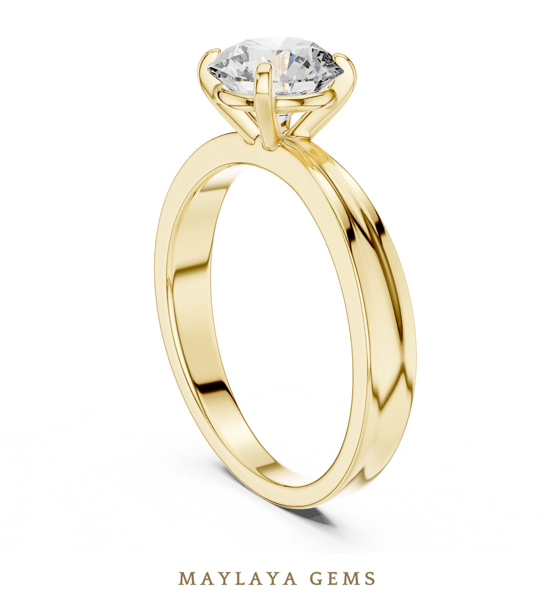 Maylaya Gems LR-0004 pre-order Yellow Gold jewelry design
