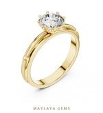 Load image into Gallery viewer, Maylaya Gems LR-0006 pre-order Yellow Gold jewelry design
