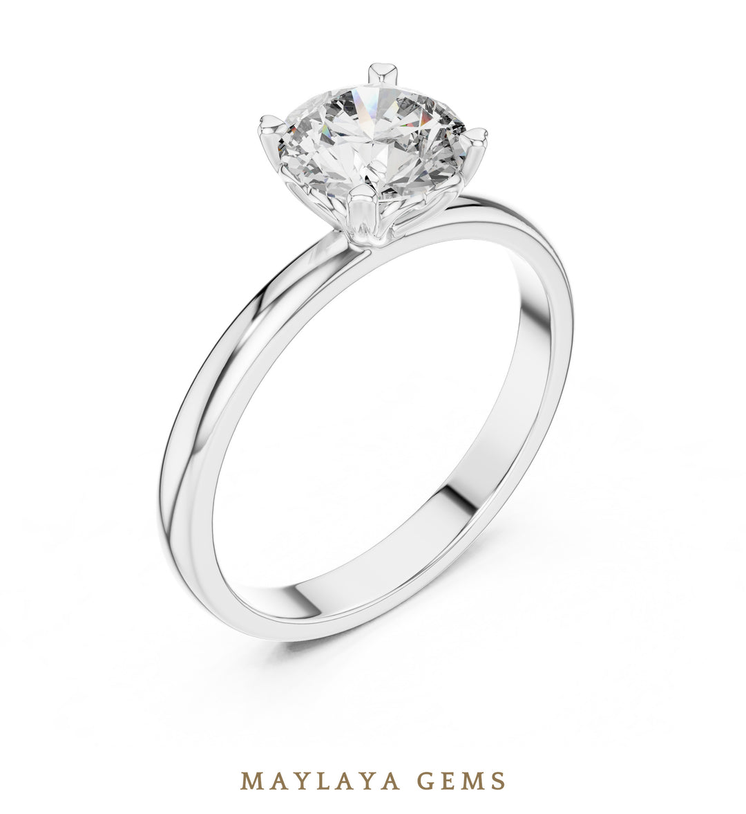Maylaya Gems LR-0010 pre-order White Gold jewelry design