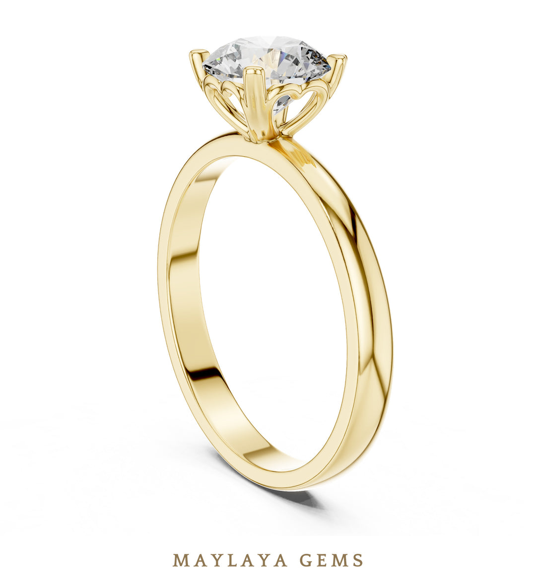 Maylaya Gems LR-0010 pre-order Yellow Gold jewelry design