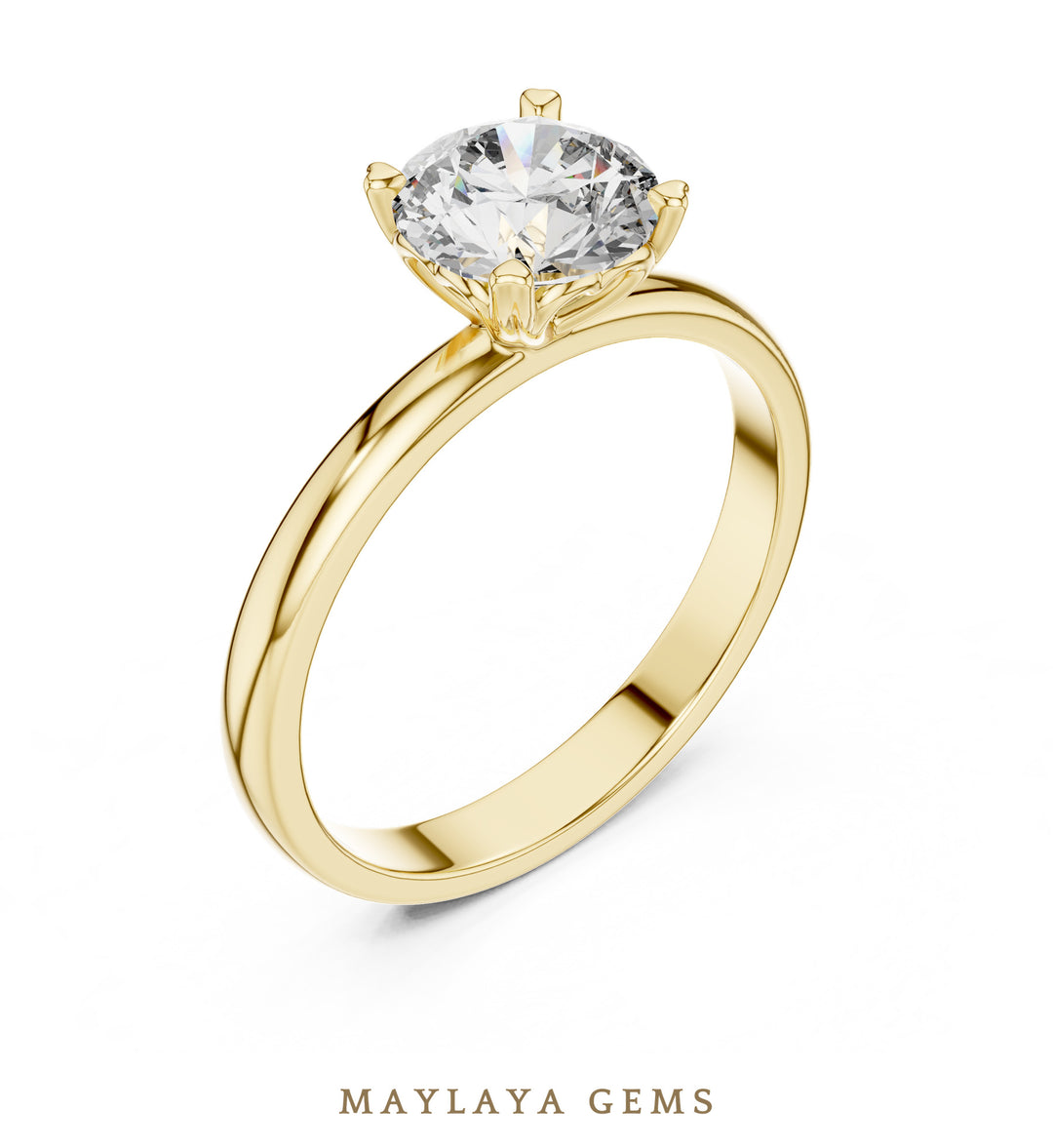 Maylaya Gems LR-0010 pre-order Yellow Gold jewelry design