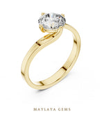 Load image into Gallery viewer, Maylaya Gems LR-0013 pre-order Yellow Gold jewelry design
