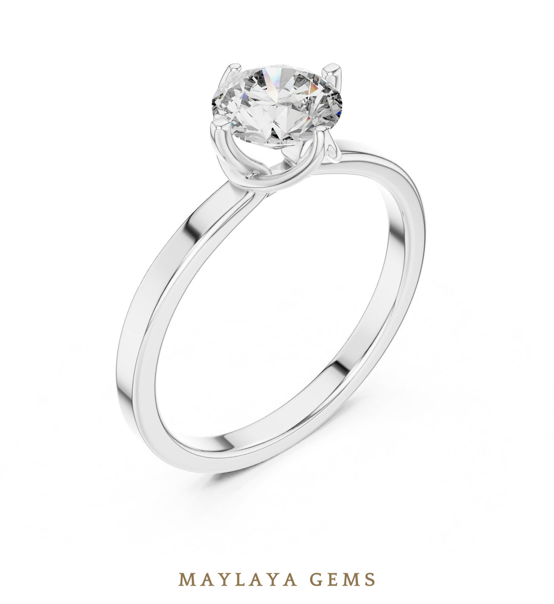 Maylaya Gems LR-0018 pre-order White Gold jewelry design