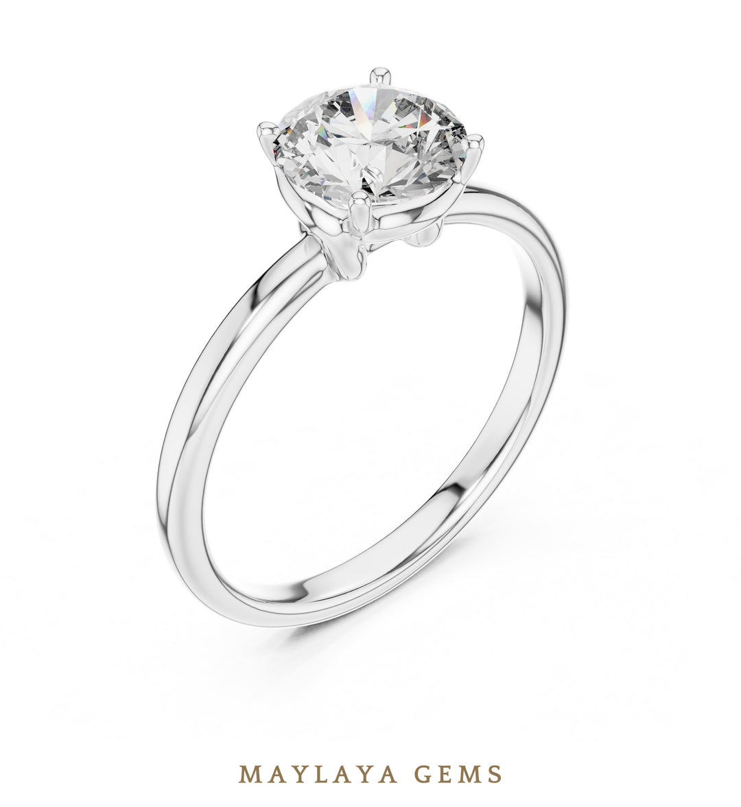 Maylaya Gems LR-0022 pre-order White Gold jewelry design