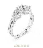 Load image into Gallery viewer, Maylaya Gems LR-0030 pre-order White Gold jewelry design
