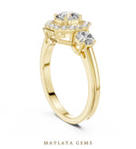 Load image into Gallery viewer, Maylaya Gems LR-0032 pre-order Yellow Gold jewelry design
