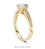 Load image into Gallery viewer, Maylaya Gems LR-0038 pre-order Yellow Gold jewelry design
