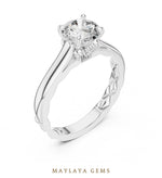 Load image into Gallery viewer, Maylaya Gems LR-0044 pre-order White Gold jewelry design
