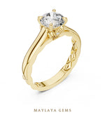 Load image into Gallery viewer, Maylaya Gems LR-0044 pre-order Yellow Gold jewelry design

