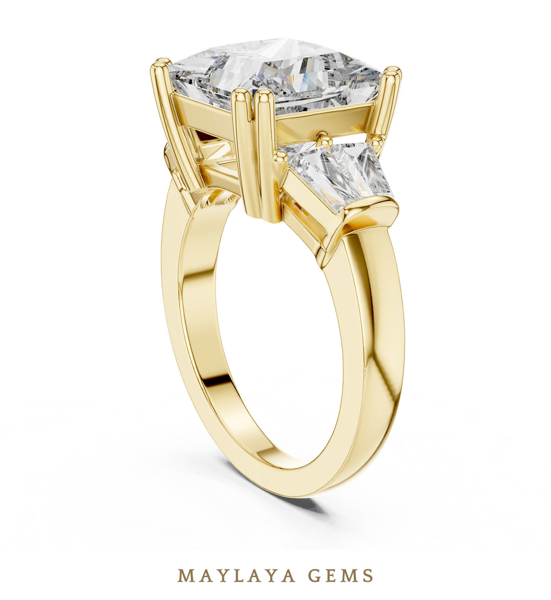 Maylaya Gems LR-0046 pre-order Yellow Gold jewelry design