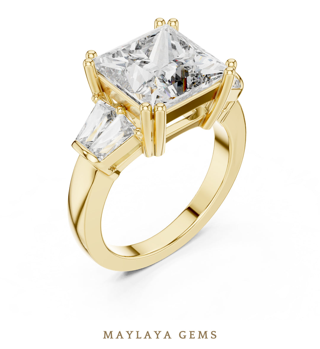 Maylaya Gems LR-0046 pre-order Yellow Gold jewelry design