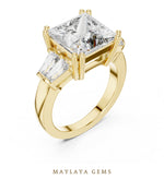 Load image into Gallery viewer, Maylaya Gems LR-0046 pre-order Yellow Gold jewelry design
