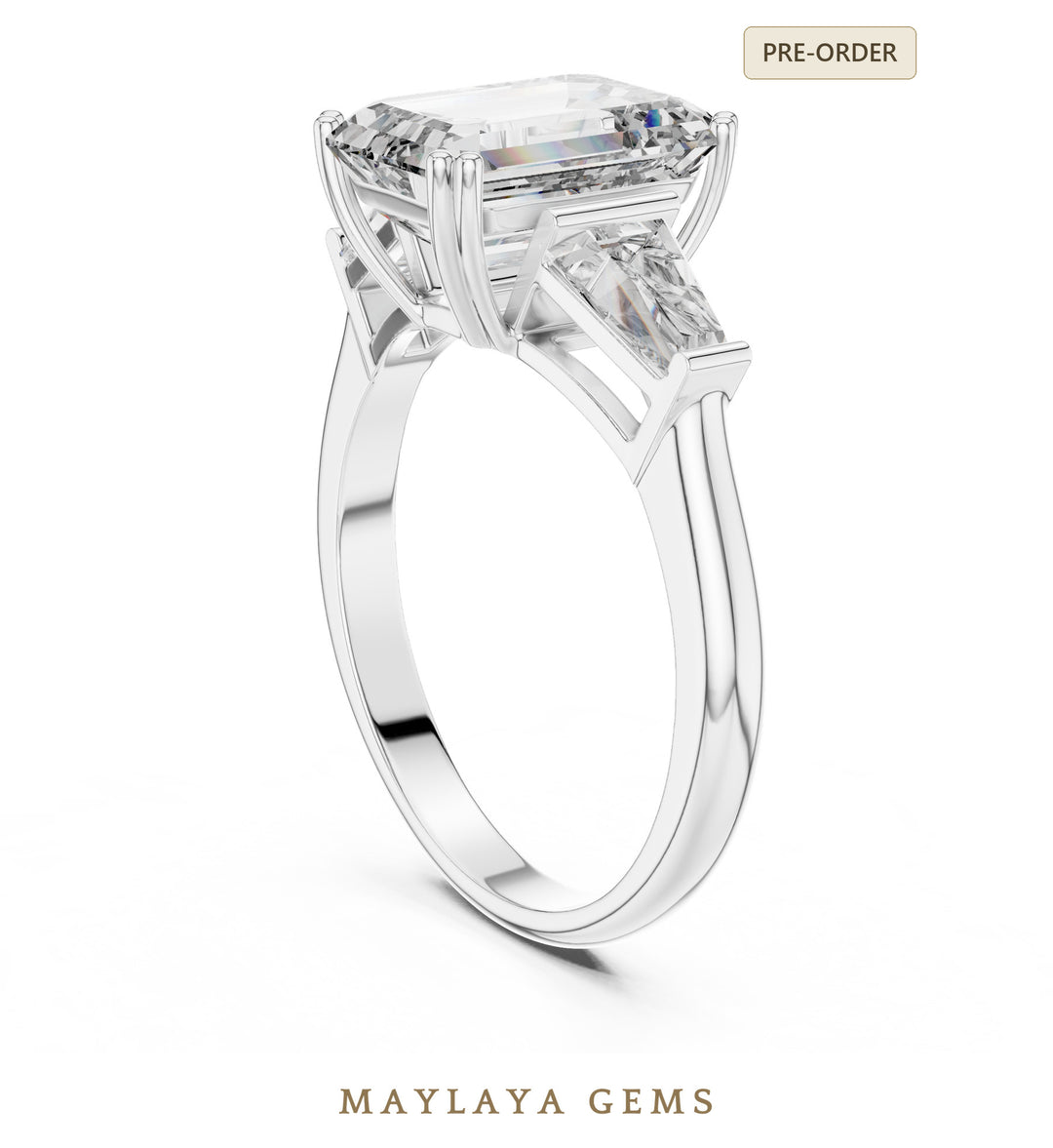 Maylaya Gems LR-0047 pre-order White Gold jewelry design