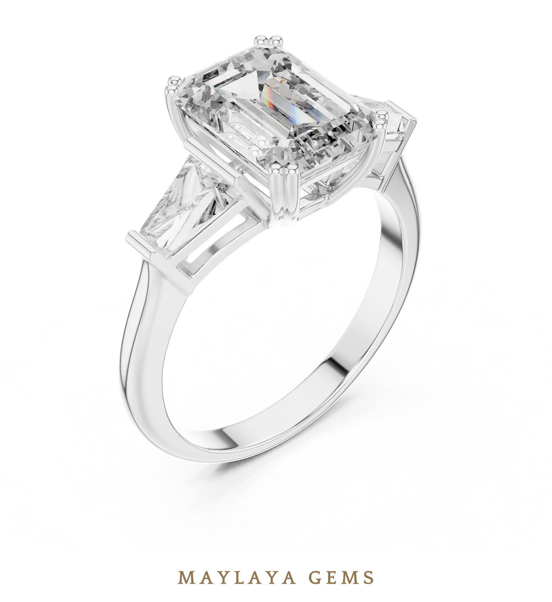 Maylaya Gems LR-0047 pre-order White Gold jewelry design