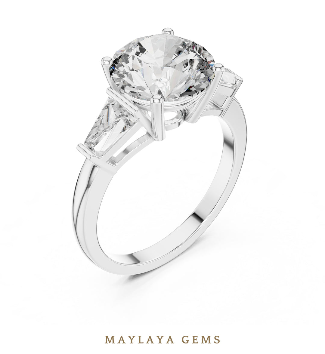 Maylaya Gems LR-0048 pre-order White Gold jewelry design