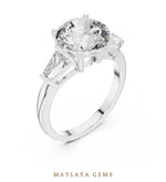 Load image into Gallery viewer, Maylaya Gems LR-0048 pre-order White Gold jewelry design
