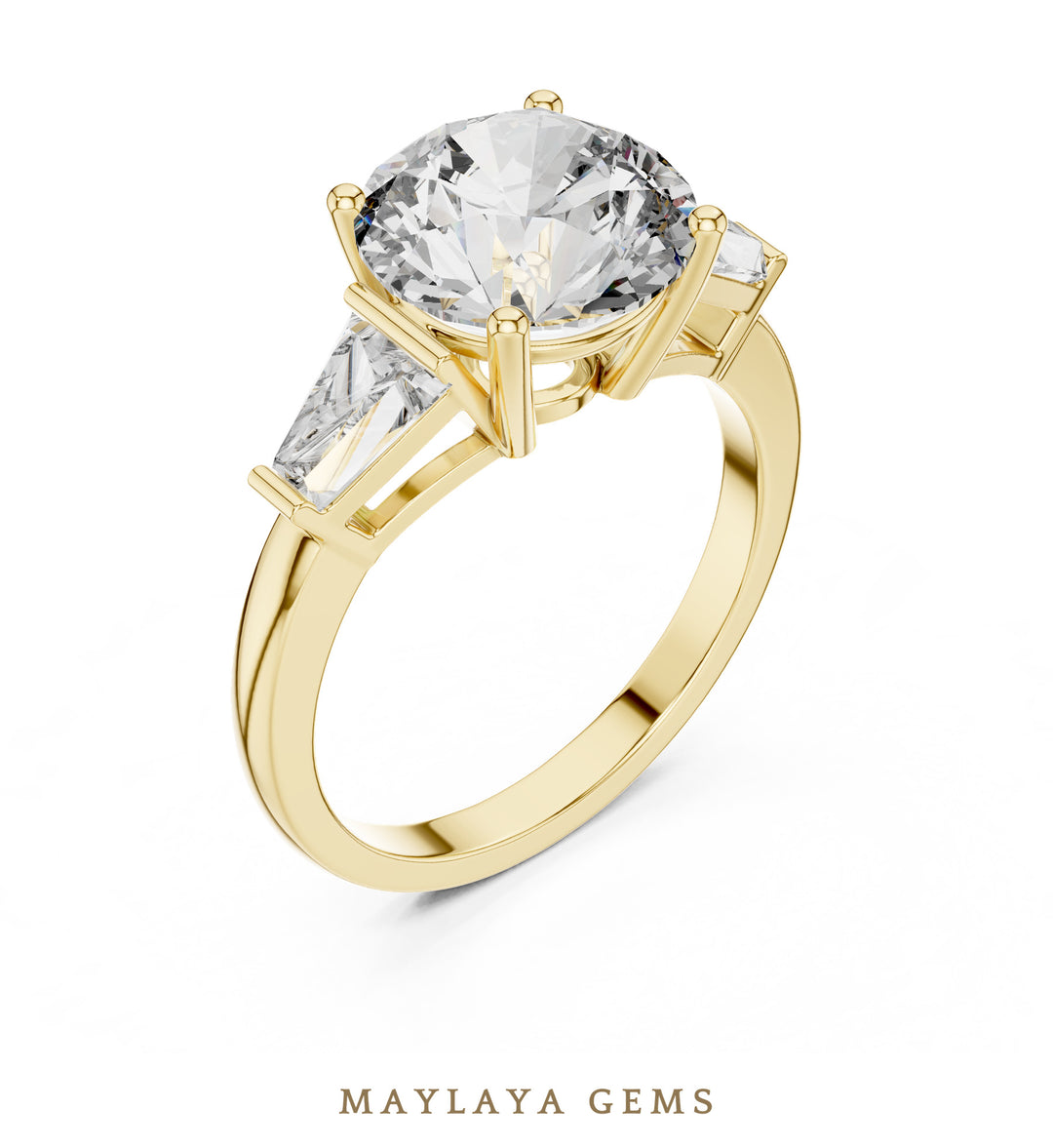 Maylaya Gems LR-0048 pre-order Yellow Gold jewelry design