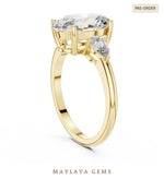Load image into Gallery viewer, Maylaya Gems lab-grown diamond ring in yellow gold
