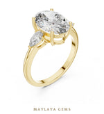 Load image into Gallery viewer, Maylaya Gems lab-grown diamond ring in yellow gold

