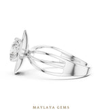 Load image into Gallery viewer, Maylaya Gems lab-grown diamond ring in white gold
