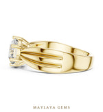 Load image into Gallery viewer, Maylaya Gems lab-grown diamond ring in yellow gold
