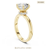 Load image into Gallery viewer, Maylaya Gems lab-grown diamond ring in yellow gold
