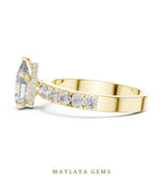 Load image into Gallery viewer, Maylaya Gems lab-grown diamond ring in yellow gold
