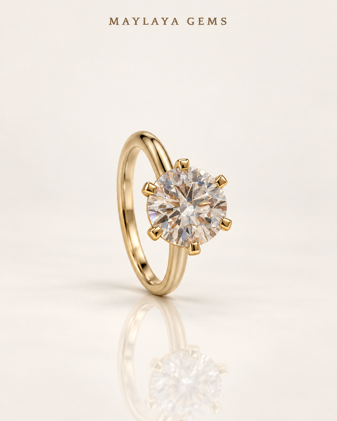 Maylaya Gems M111 — White Background Duo, soft white standing view