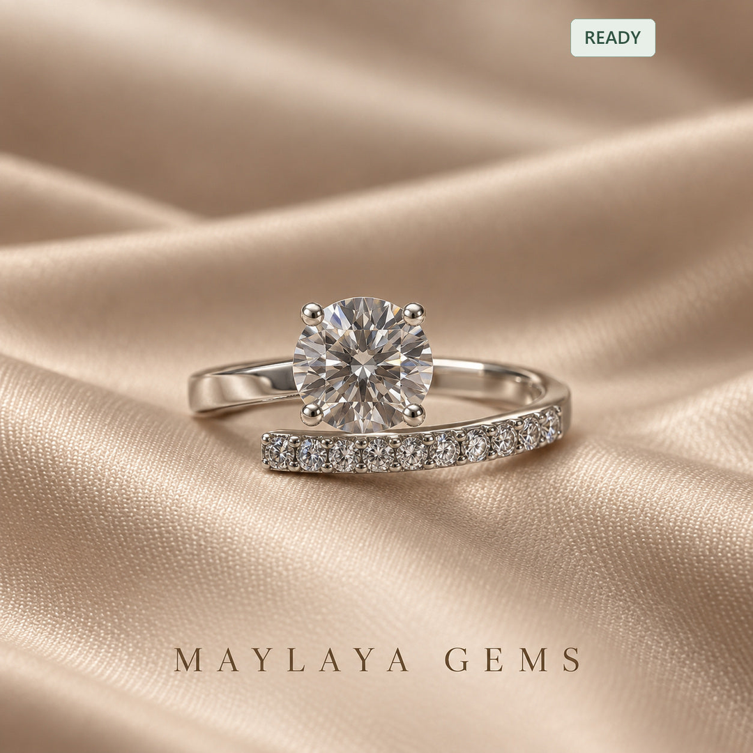 Women's round-diamond ring M182 for MG-CR-31